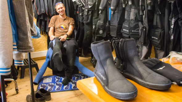Kaltwasser Tauchen: Schuhe (Booties)