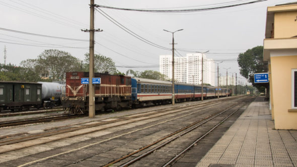 Für den Zug von China nach Vietnam ist in Gia Lam Endstation