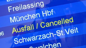 Zug Ausfall - cancelled