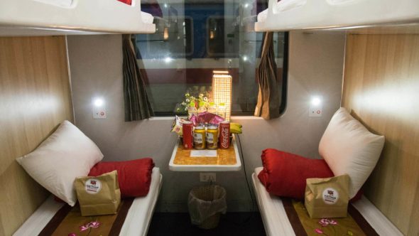 Nachtzug in Vietnam VIP-Abteil