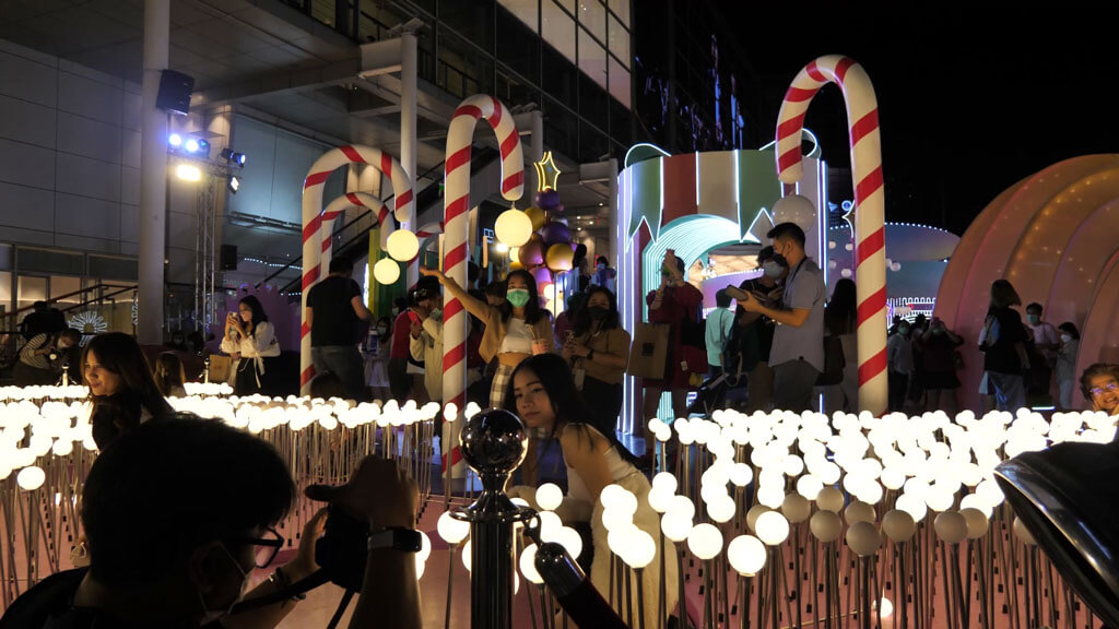 Weihnachten in Bangkok bei Central World